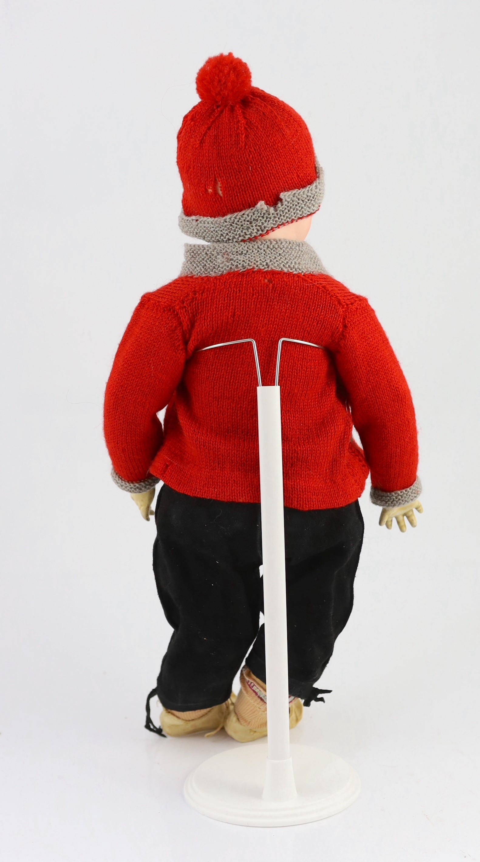 A Bahr & Proschild for Kley & Hahn bisque character doll, German, circa 1912, 19in.